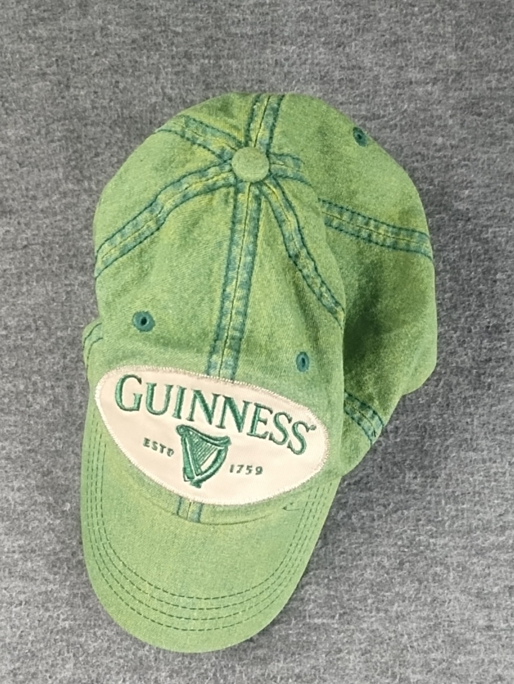 Guinness Green Curved-Brim Baseball Cap